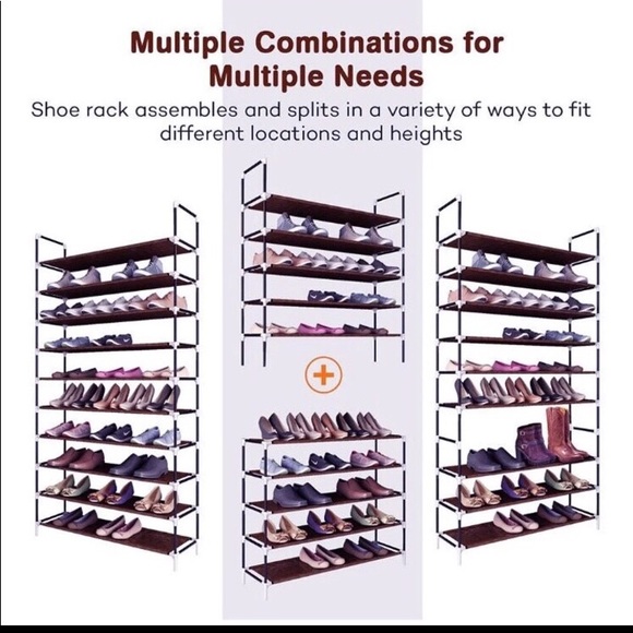 10 tier 50 pairs shoe rack - Picture 4 of 4